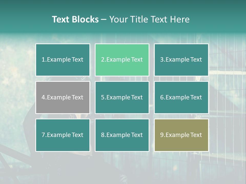 Masque Jeux Urbain PowerPoint Template