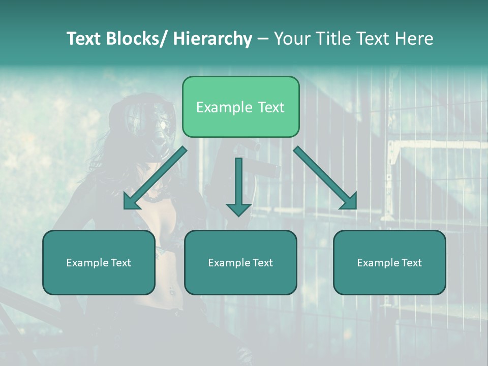 Masque Jeux Urbain PowerPoint Template