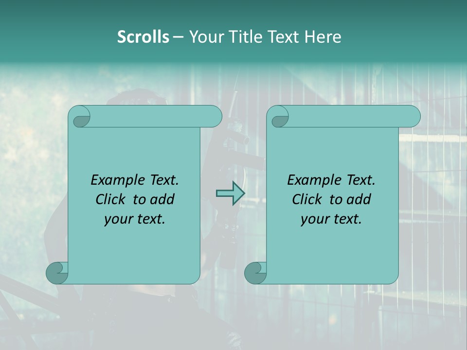 Masque Jeux Urbain PowerPoint Template