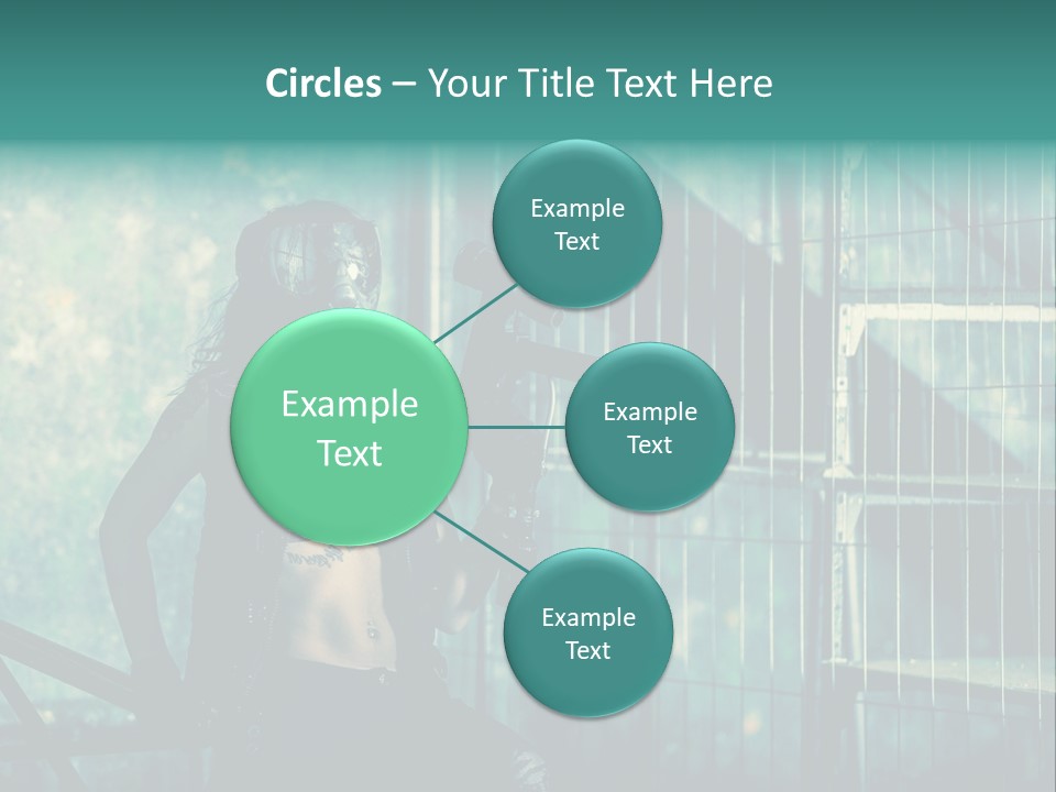 Masque Jeux Urbain PowerPoint Template