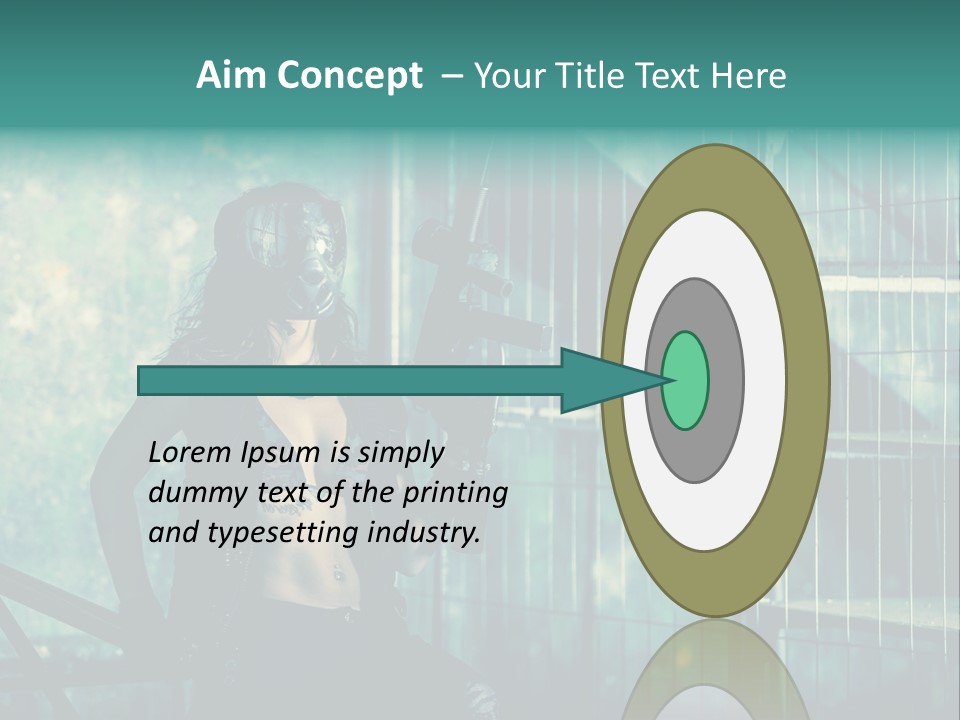 Masque Jeux Urbain PowerPoint Template