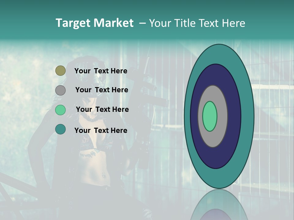 Masque Jeux Urbain PowerPoint Template