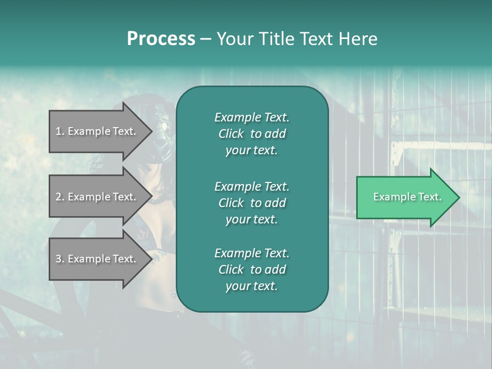 Masque Jeux Urbain PowerPoint Template