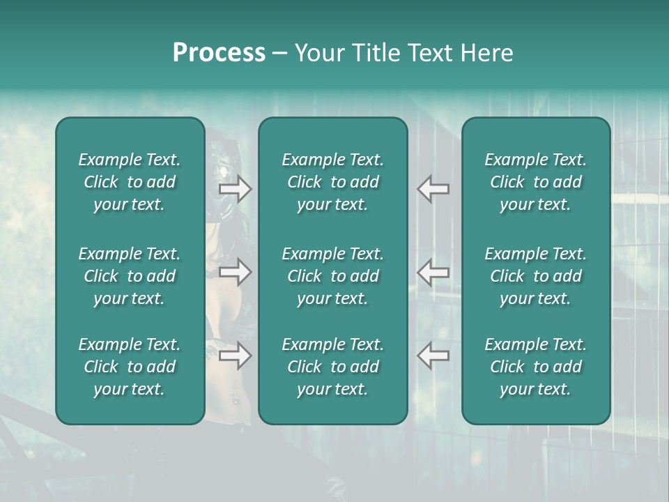 Masque Jeux Urbain PowerPoint Template