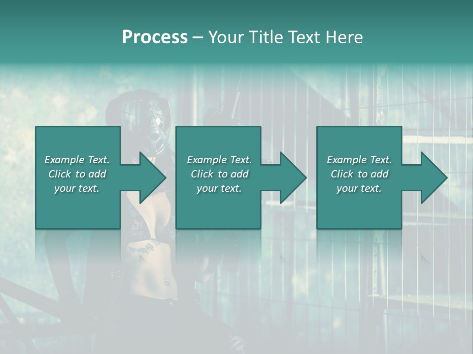 Masque Jeux Urbain PowerPoint Template