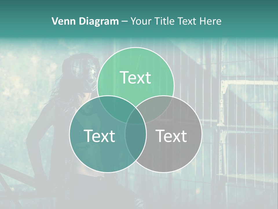 Masque Jeux Urbain PowerPoint Template