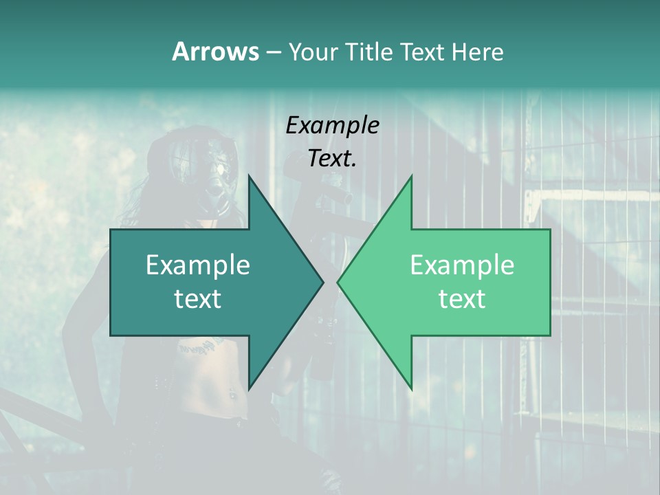 Masque Jeux Urbain PowerPoint Template