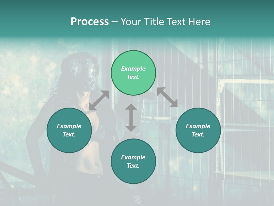 Masque Jeux Urbain PowerPoint Template