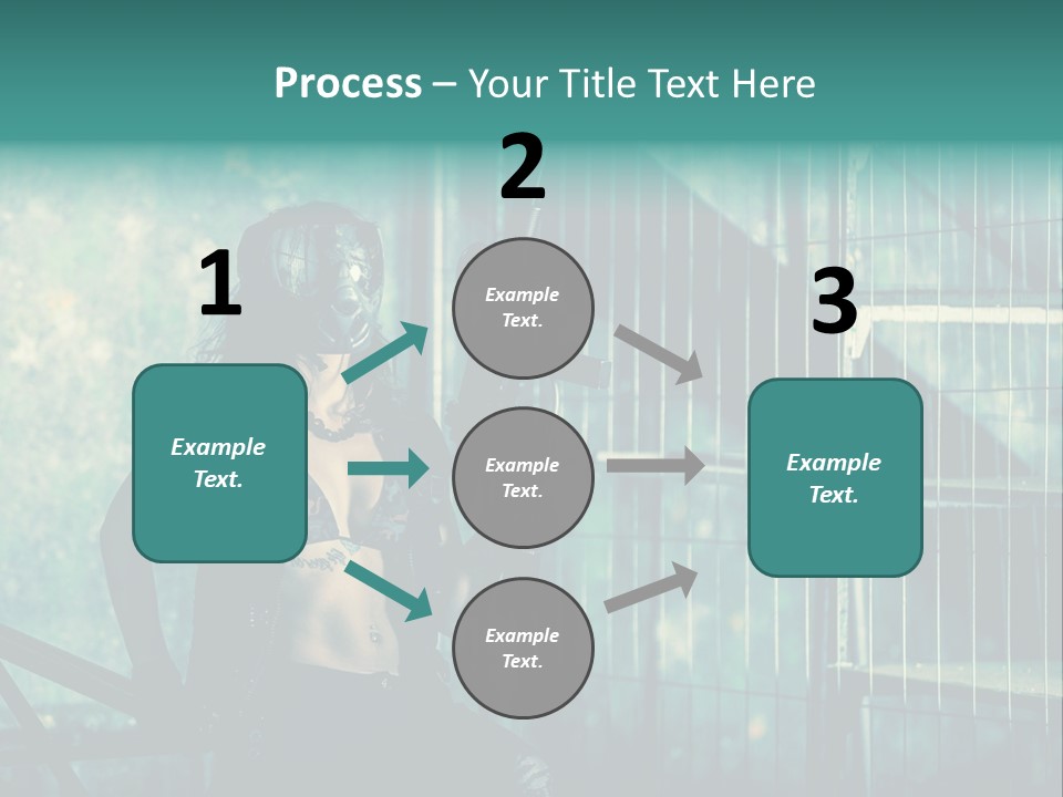 Masque Jeux Urbain PowerPoint Template