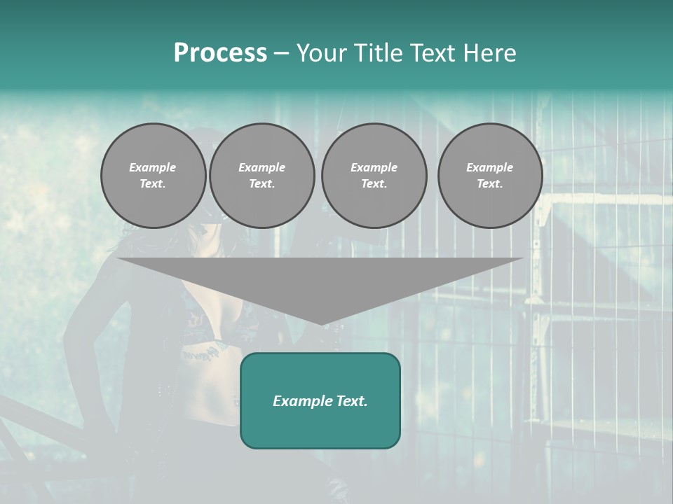 Masque Jeux Urbain PowerPoint Template