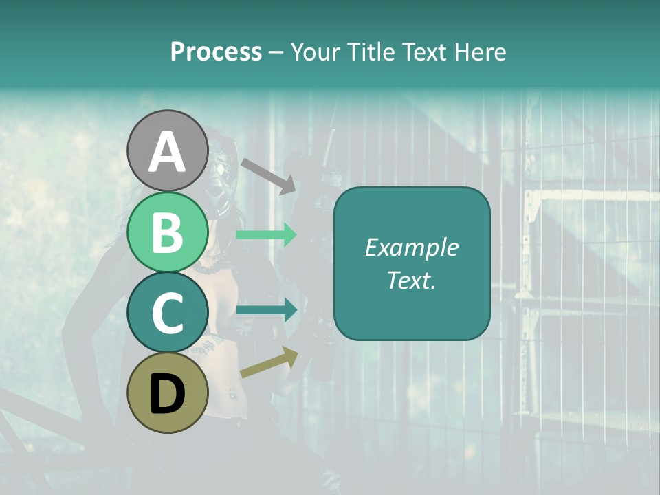 Masque Jeux Urbain PowerPoint Template