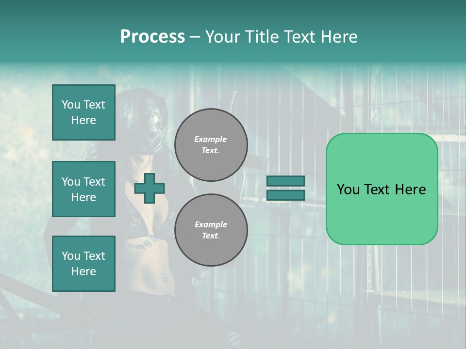 Masque Jeux Urbain PowerPoint Template