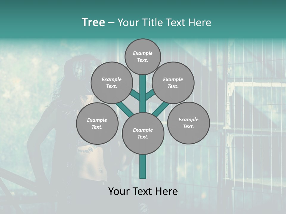 Masque Jeux Urbain PowerPoint Template