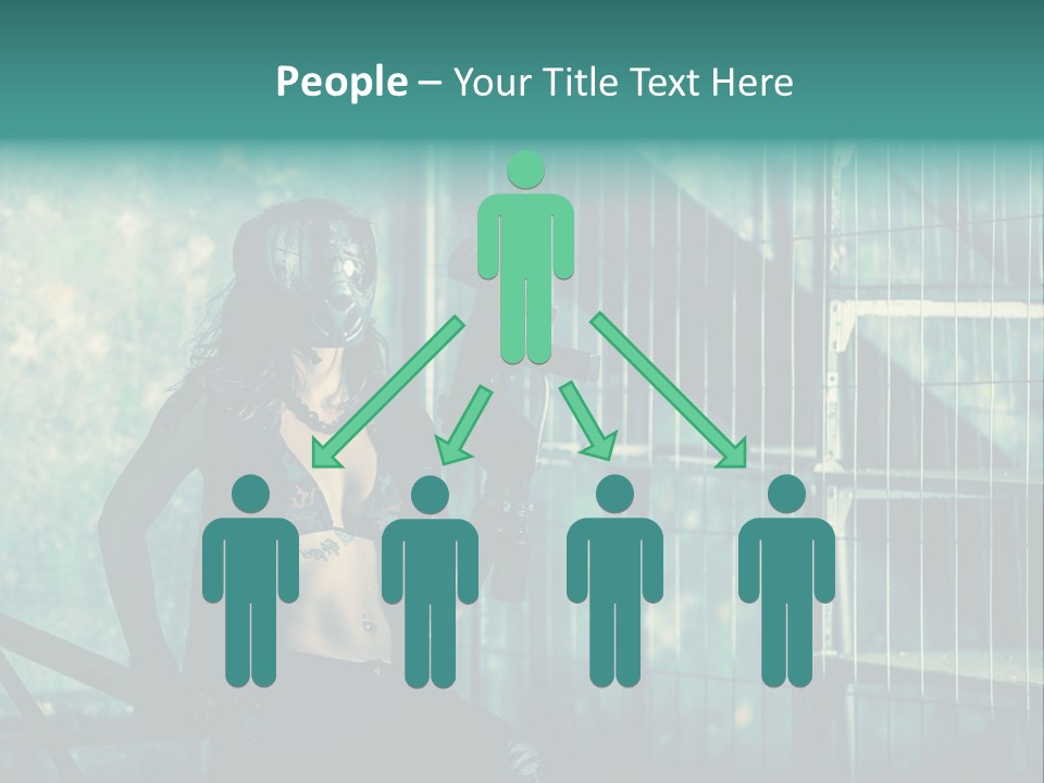 Masque Jeux Urbain PowerPoint Template