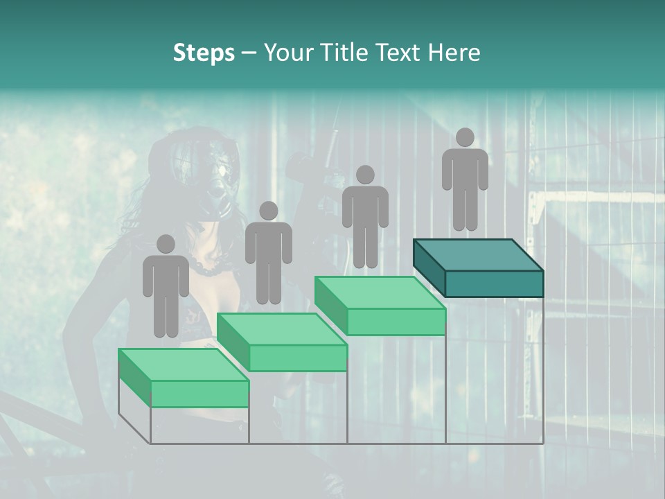 Masque Jeux Urbain PowerPoint Template