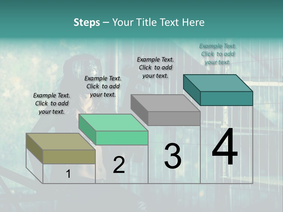 Masque Jeux Urbain PowerPoint Template