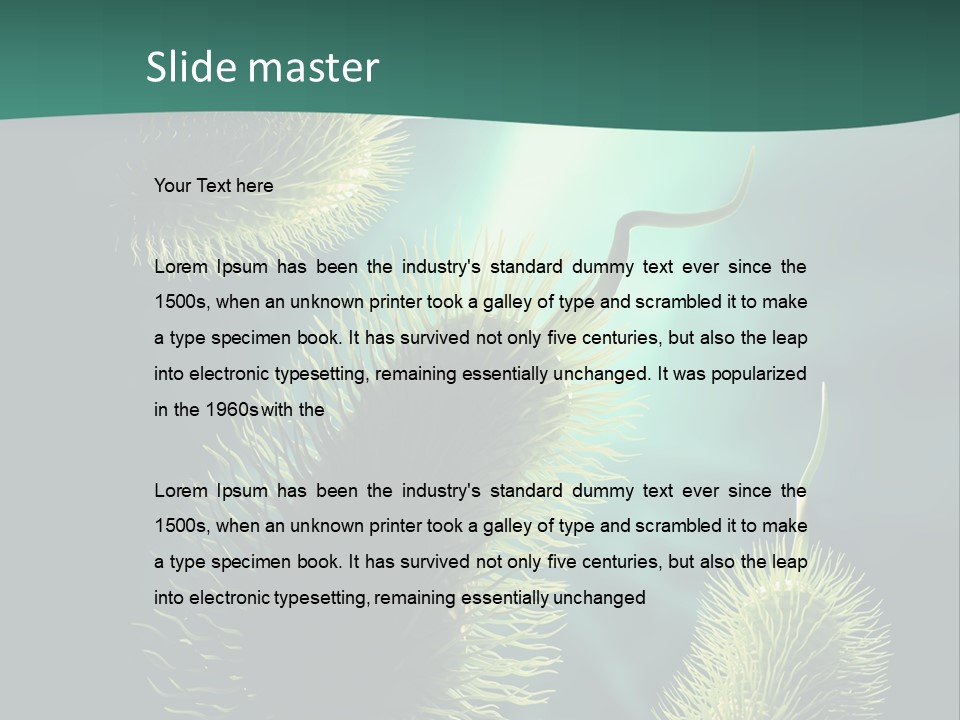 Disease Infections Macro PowerPoint Template