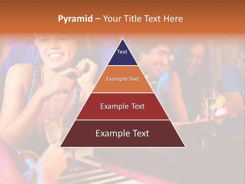 Brunette Occasion Together PowerPoint Template