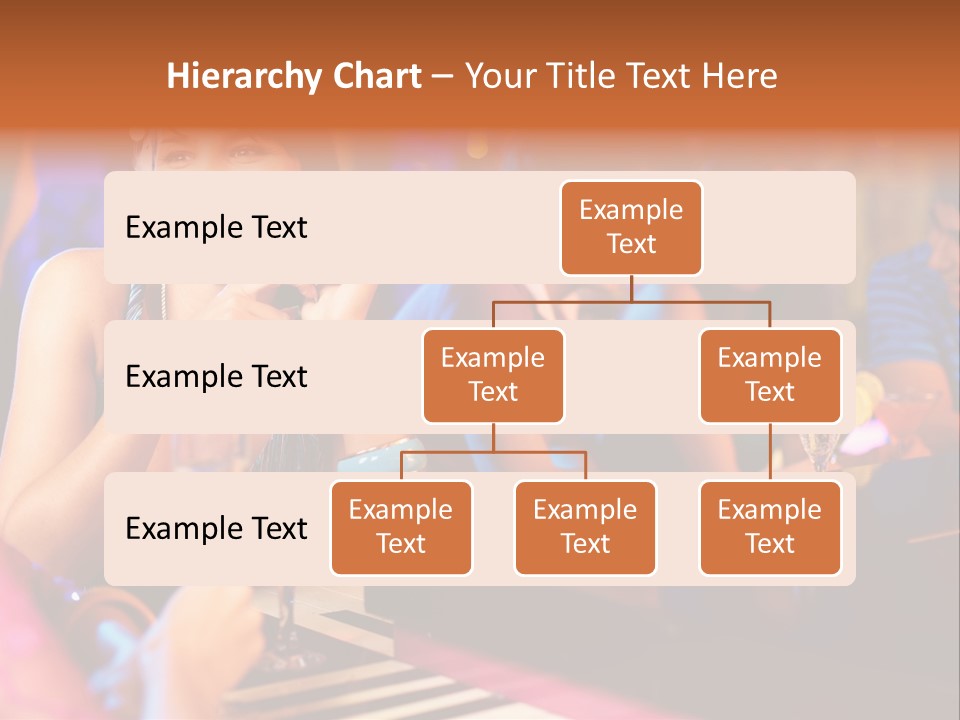 Brunette Occasion Together PowerPoint Template
