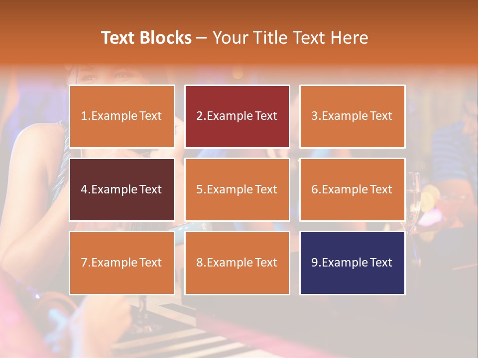 Brunette Occasion Together PowerPoint Template