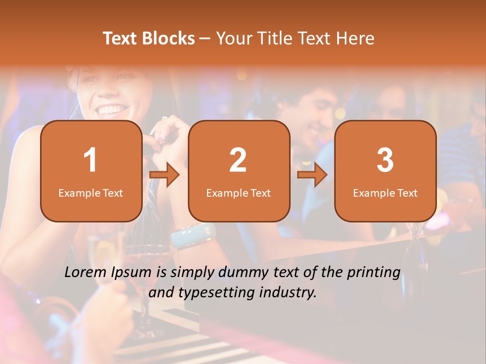 Brunette Occasion Together PowerPoint Template