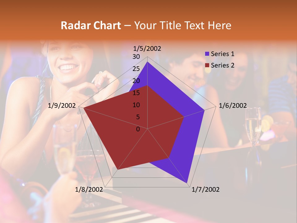 Brunette Occasion Together PowerPoint Template