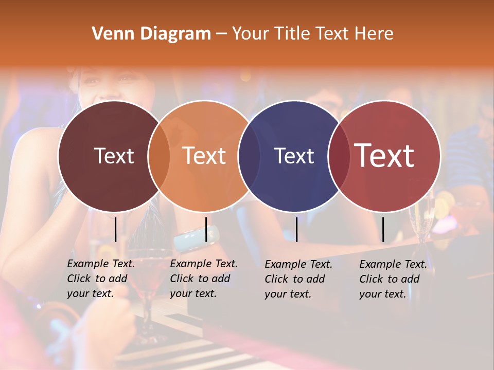 Brunette Occasion Together PowerPoint Template