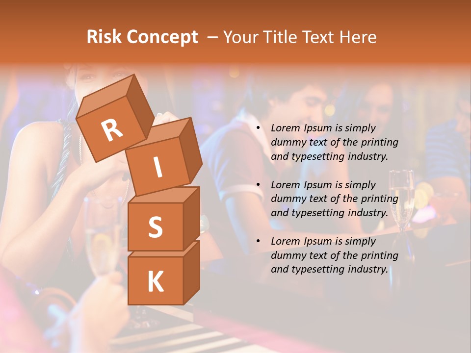 Brunette Occasion Together PowerPoint Template