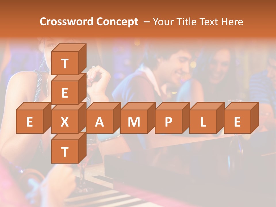 Brunette Occasion Together PowerPoint Template