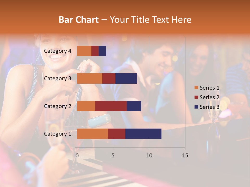 Brunette Occasion Together PowerPoint Template