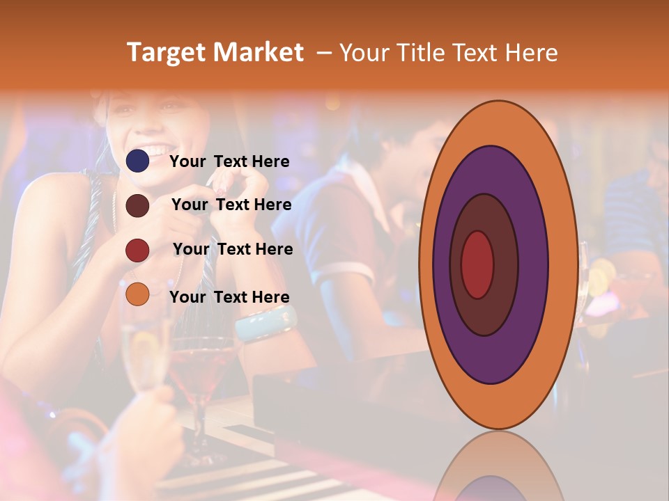 Brunette Occasion Together PowerPoint Template