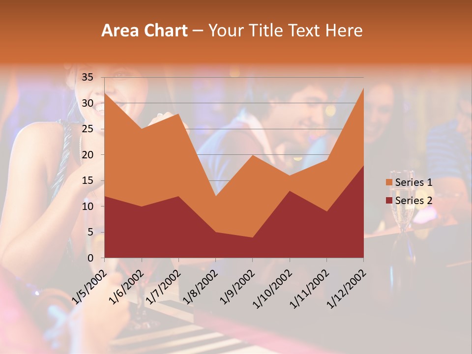 Brunette Occasion Together PowerPoint Template