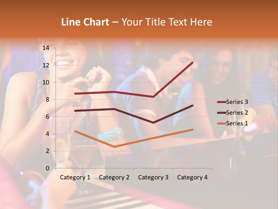 Brunette Occasion Together PowerPoint Template