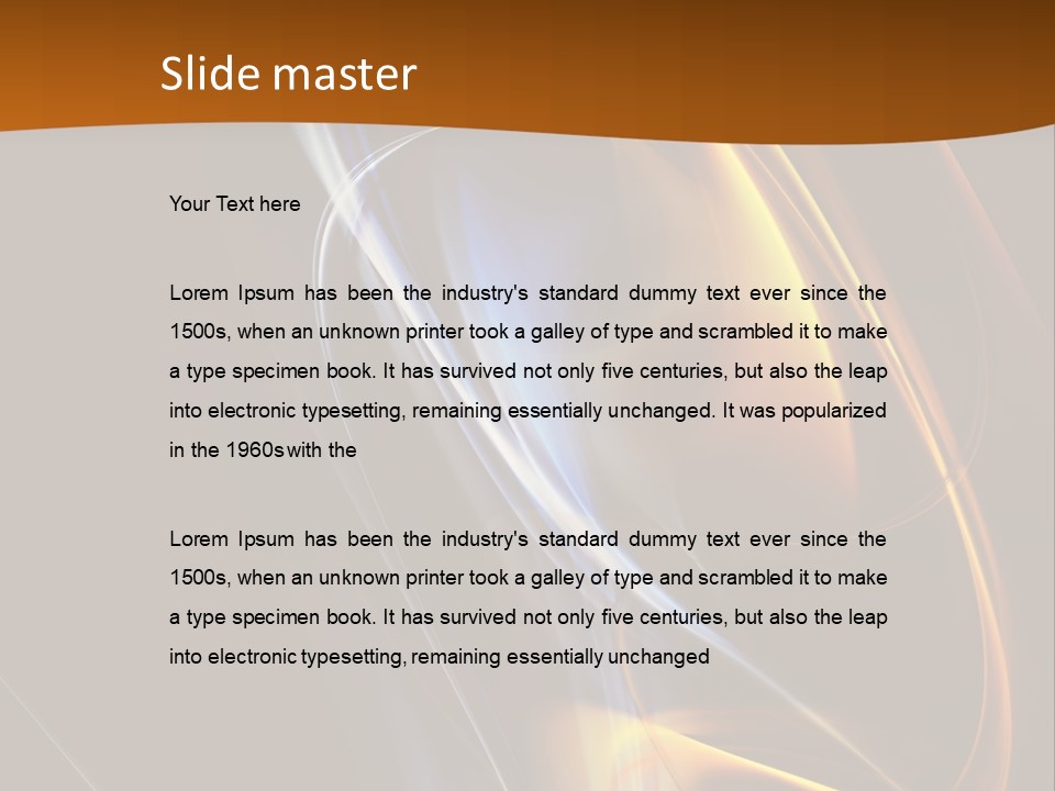 Background Blue Vintage PowerPoint Template