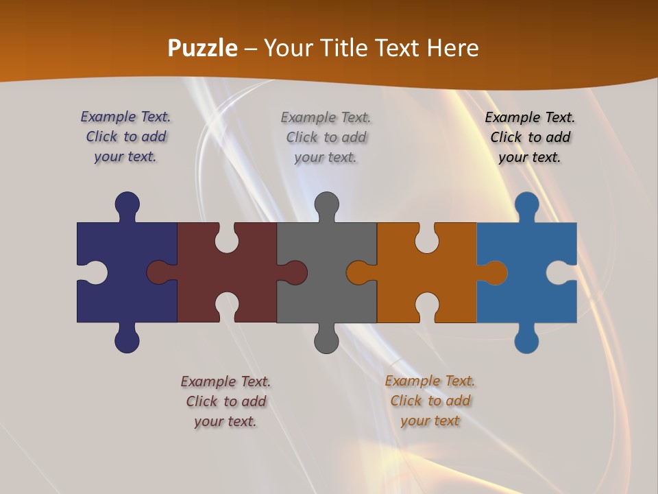 Background Blue Vintage PowerPoint Template