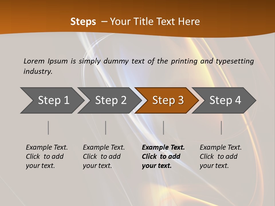 Background Blue Vintage PowerPoint Template