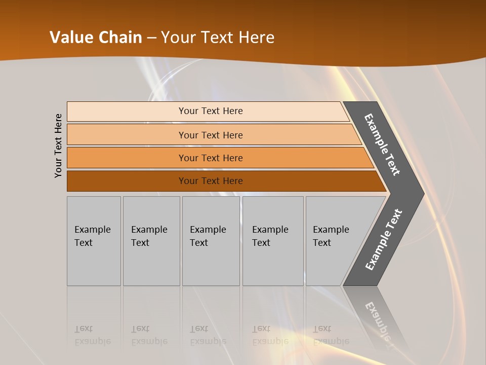 Background Blue Vintage PowerPoint Template