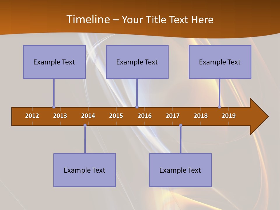 Background Blue Vintage PowerPoint Template