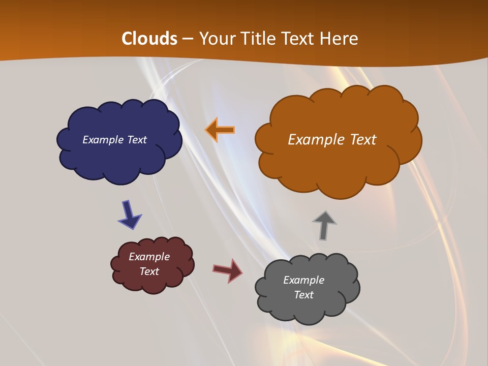 Background Blue Vintage PowerPoint Template