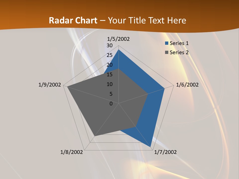 Background Blue Vintage PowerPoint Template