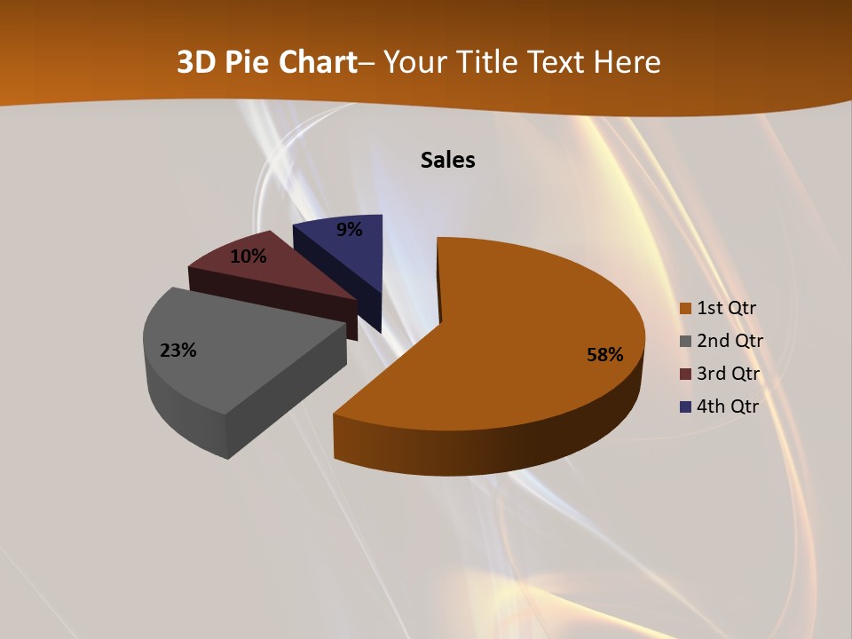 Background Blue Vintage PowerPoint Template