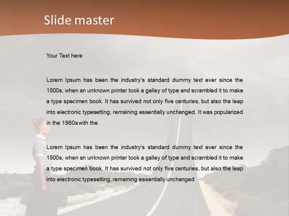 Away Country Back PowerPoint Template