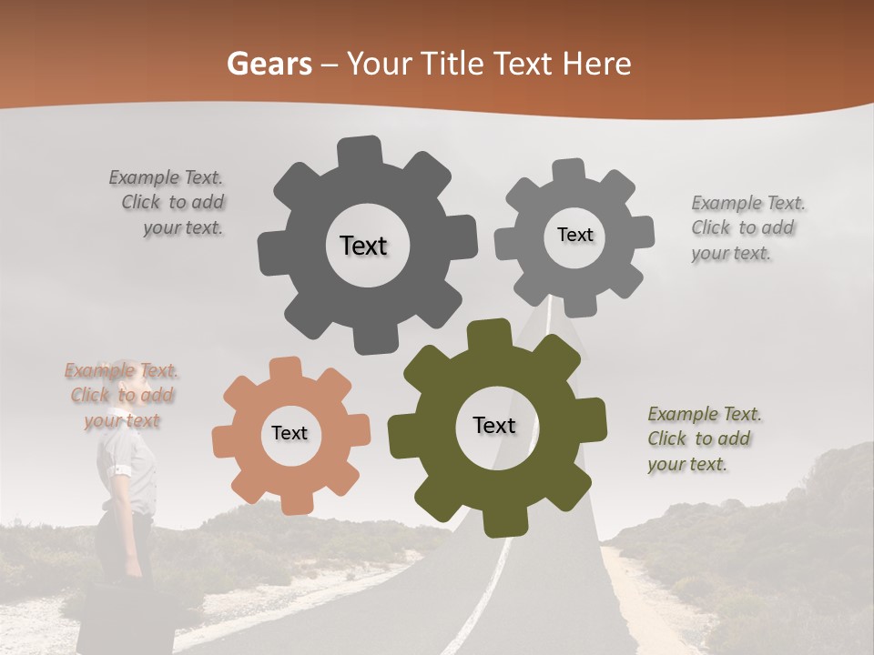 Away Country Back PowerPoint Template