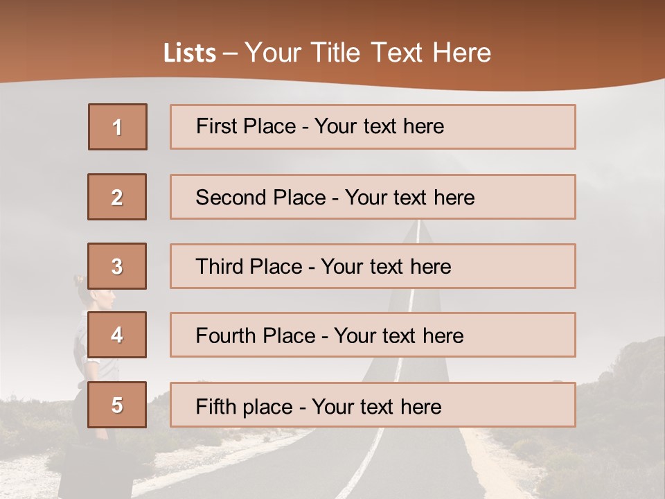 Away Country Back PowerPoint Template