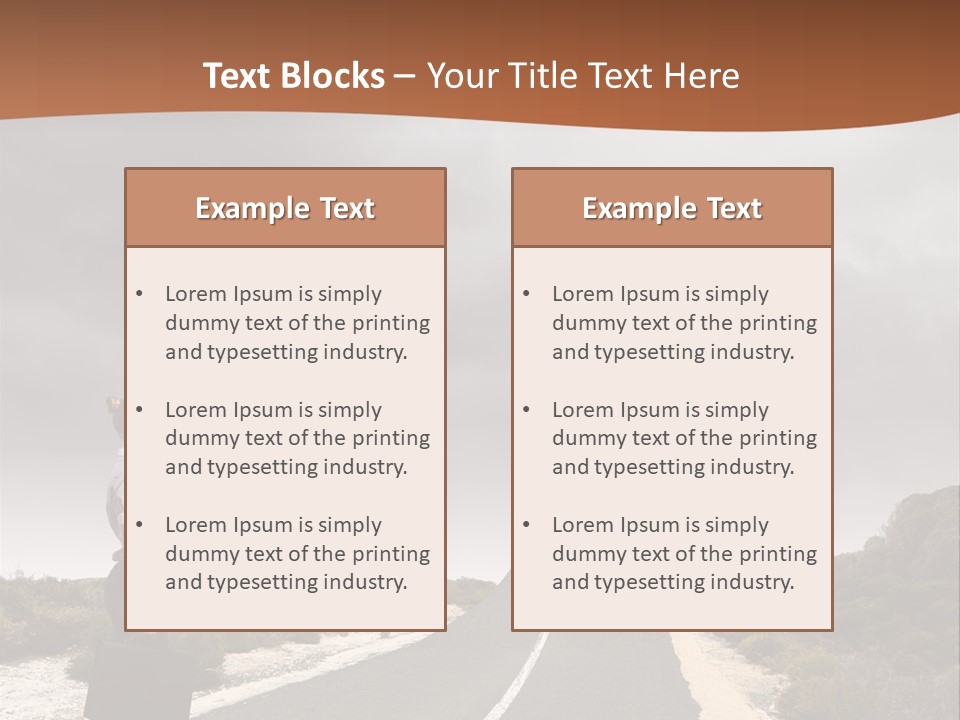 Away Country Back PowerPoint Template