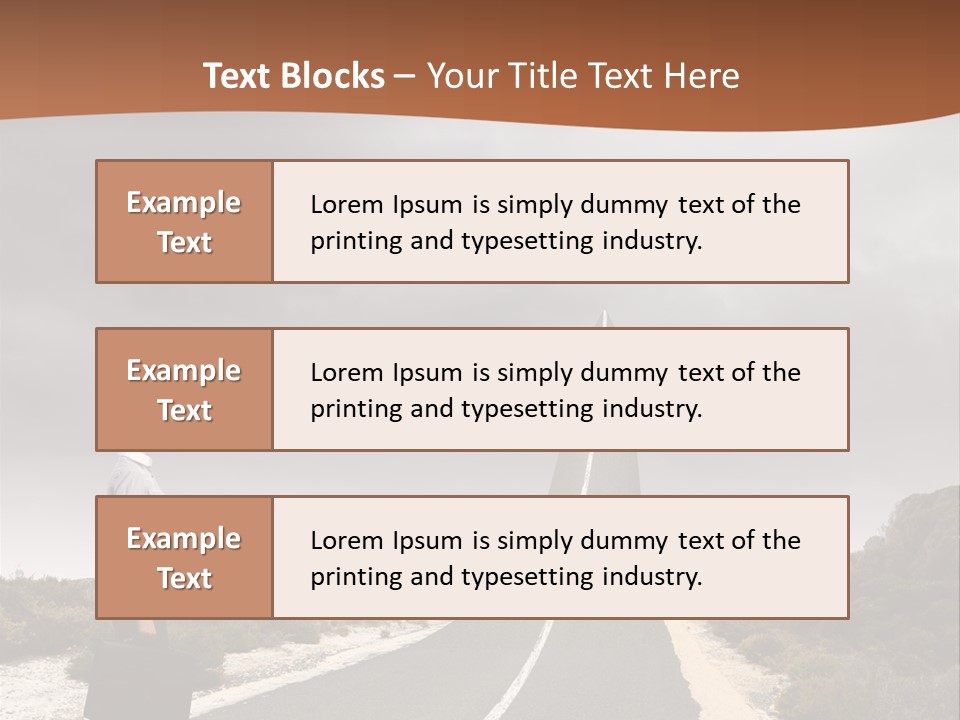 Away Country Back PowerPoint Template