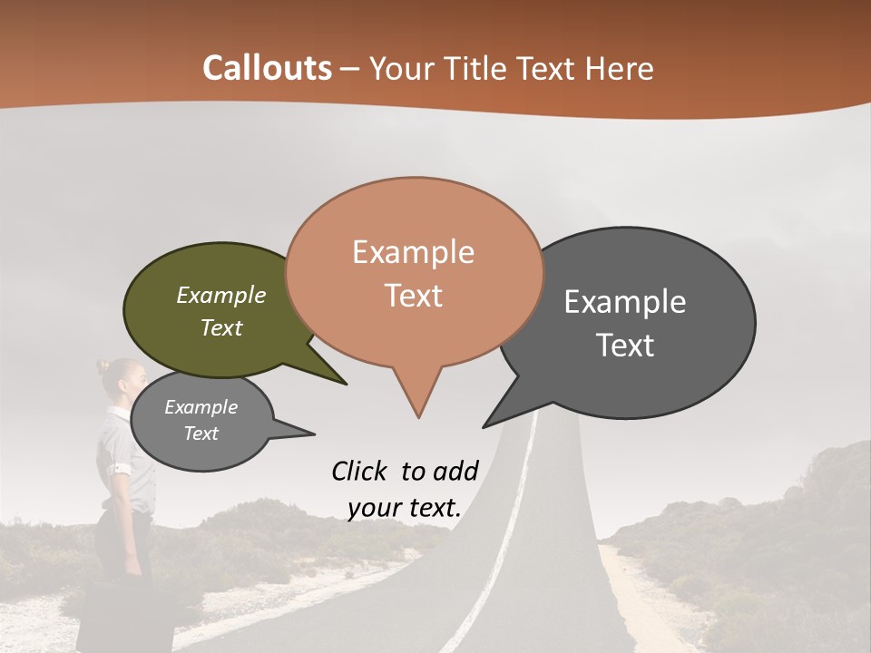 Away Country Back PowerPoint Template