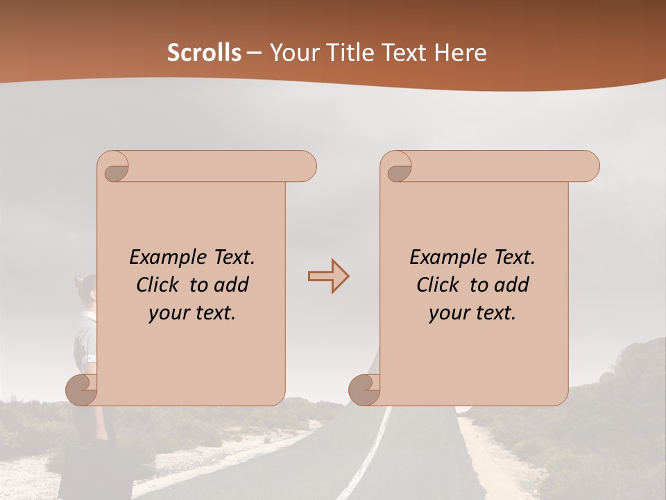 Away Country Back PowerPoint Template