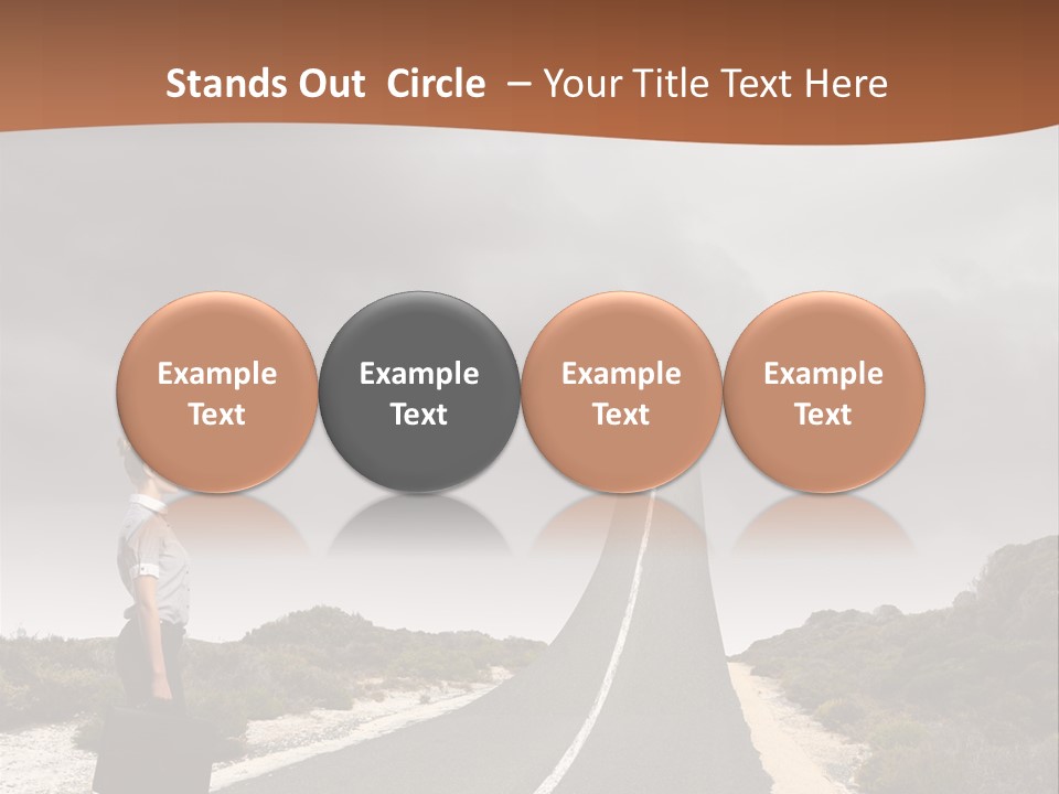 Away Country Back PowerPoint Template