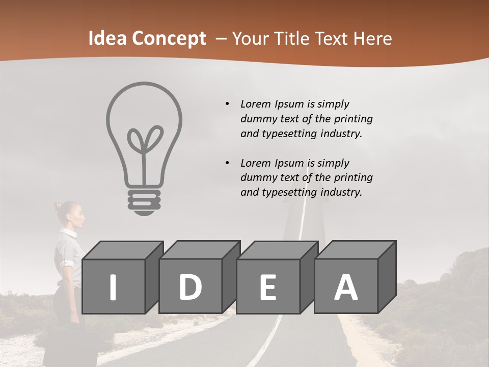 Away Country Back PowerPoint Template